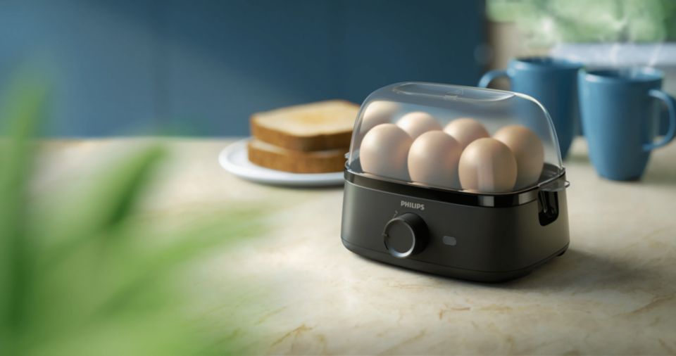 CFA / Paul Egg - Tronic Revolution 12インチ Egg Cooker 3000 Series Perfectly cooked eggs, every day HD9137/90