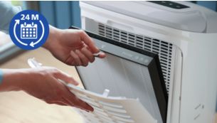 Filtro di lunga durata: fino a 24 mesi di utilizzo