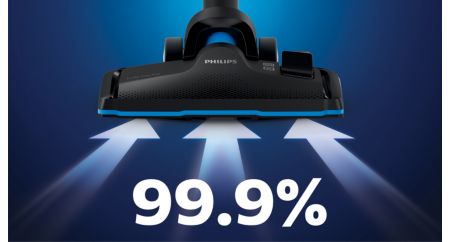 Собирает 99,9 % пыли** для оптимальных результатов очистки