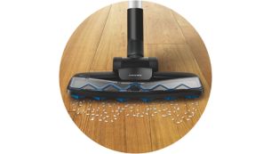 Het nieuwe 3-in-1 TriActive+-mondstuk zuigt grof en fijn stof op