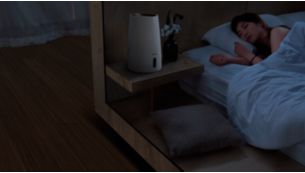 睡眠模式：静音且高效地加湿空气