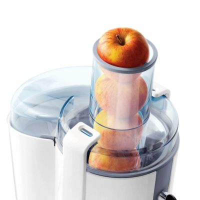 Graças ao tubo de alimentação extralargo você não precisa picar nada!