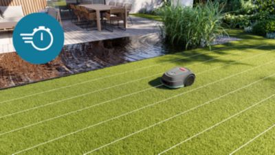 Pokryje viac m2 za jeden 130-minútový cyklus kosenia