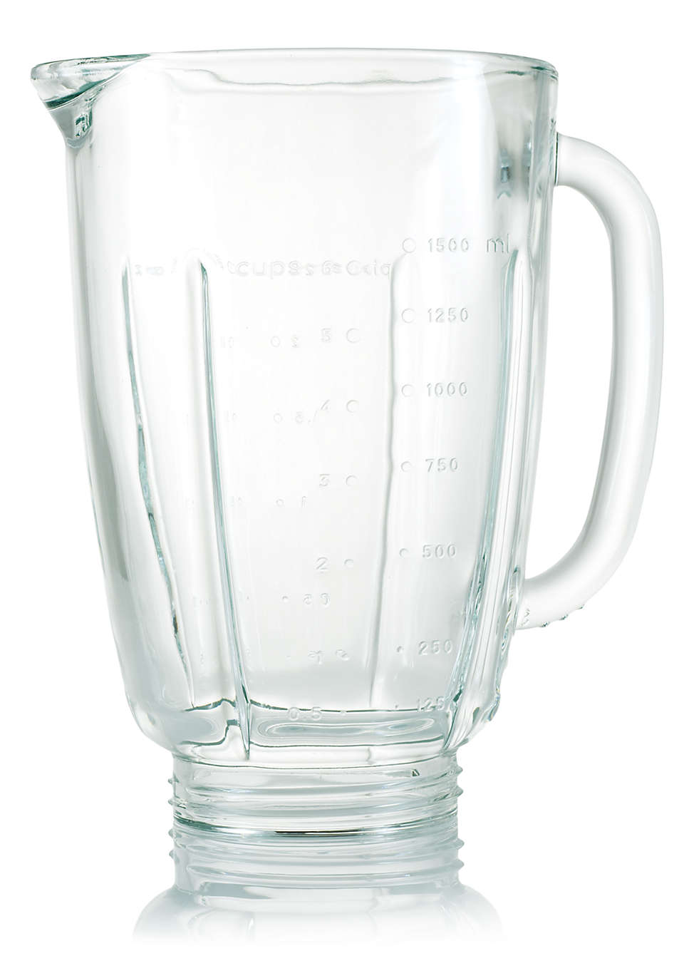 Bicchiere in vetro per frullatore