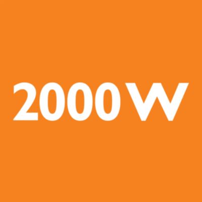 Motore da 2000 W che genera fino a 350 W di potenza di aspirazione