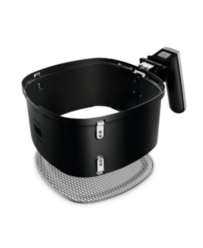Cesta QuickClean fácil de limpiar en 90 segundos, con malla antiadherente