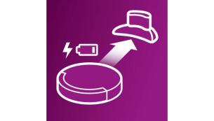 Автоматически возвращается на базовую станцию для зарядки