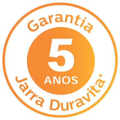 5 anos de garantia da jarra após o registro on-line