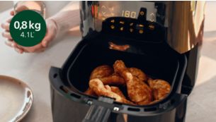 4.1 Litres - Up to 4 portions in one go