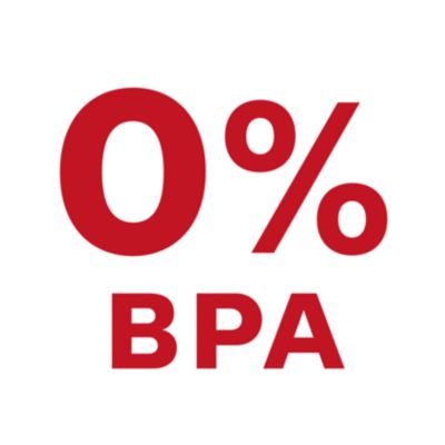 Feito com materiais livres de BPA