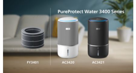 متوافق مع جهاز PureProtect Water، من السلسلة 3400
