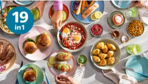 Optimisez la cuisine avec 12 présélections et 19 modes de cuisson.