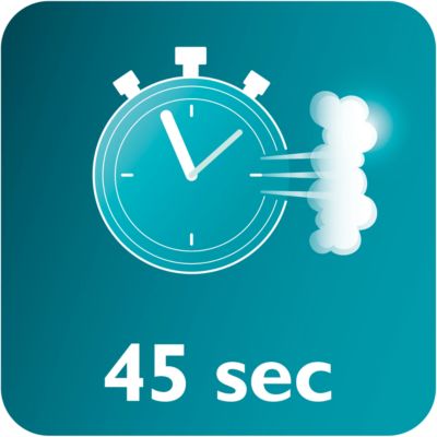Fast heat up time
