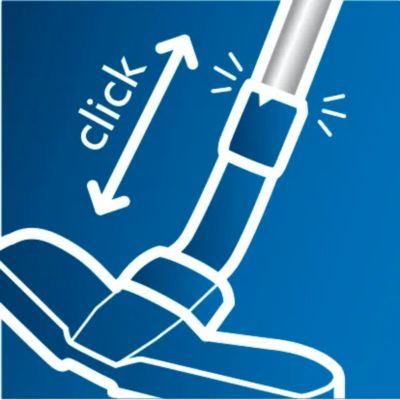 Raccord SmartLock pour s'adapter facilement à chaque tâche de nettoyage