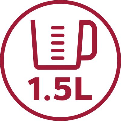 Processador de alimentos com 1,5 litro de capacidade