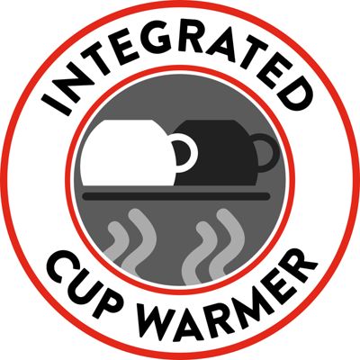 Efficient cup warmer for a hot Espresso