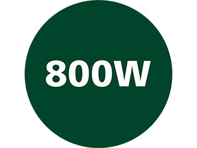 Potente motor de 800 W