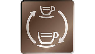 Säädettävä suodatuspaine kahville ja espressolle