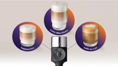 Wähle deinen Lieblings-Milchschaum