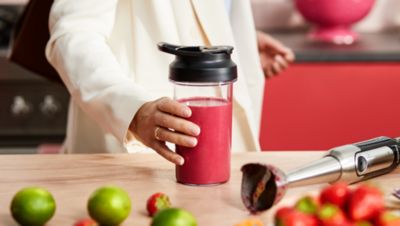 Tag de sunde smoothies med i beholderen, når du er på farten