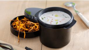 在随行汤碗中尽享可口的汤品