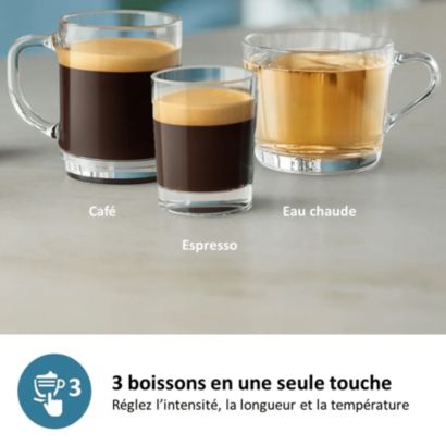 2 délicieux cafés préparés avec des grains de café frais