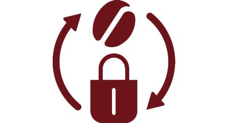 Smart lock on thermal jug for preserving aroma