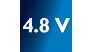 Powerful 4.8 V NiMH batteries