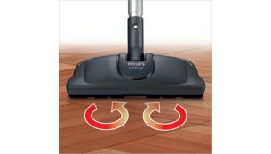Brosse Super&nbsp;Parquet pour aspirer 3&nbsp;fois plus de poussi&egrave;re