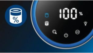 Langtidsholdbart filter med smart indikator for udskiftning