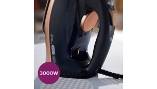 3000W for quick heat-up and powerful performance