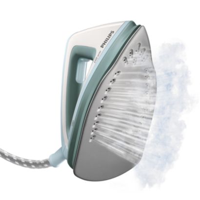 Η διπλάσια ταχύτητα σιδερώματος με πίεση ατμού