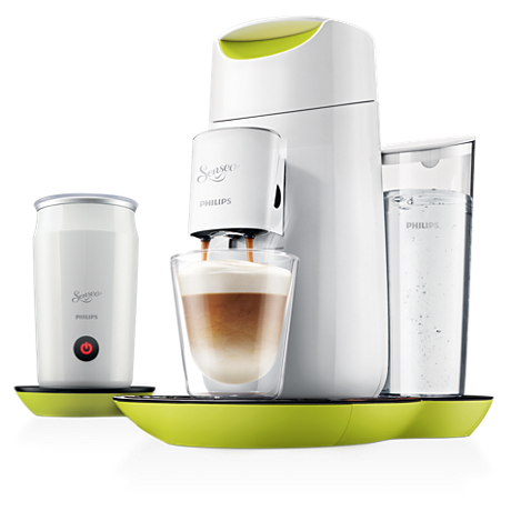 HD7874/10 SENSEO® Twist & Milk Kaffeputemaskin og melkeskummer