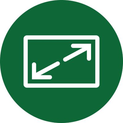 Large digital display provides easy-to-read menus and time