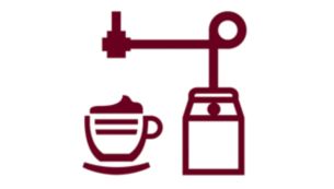 Samtig cremiger Milchschaum auf Knopfdruck dank automatischem Milchaufsch&auml;umer