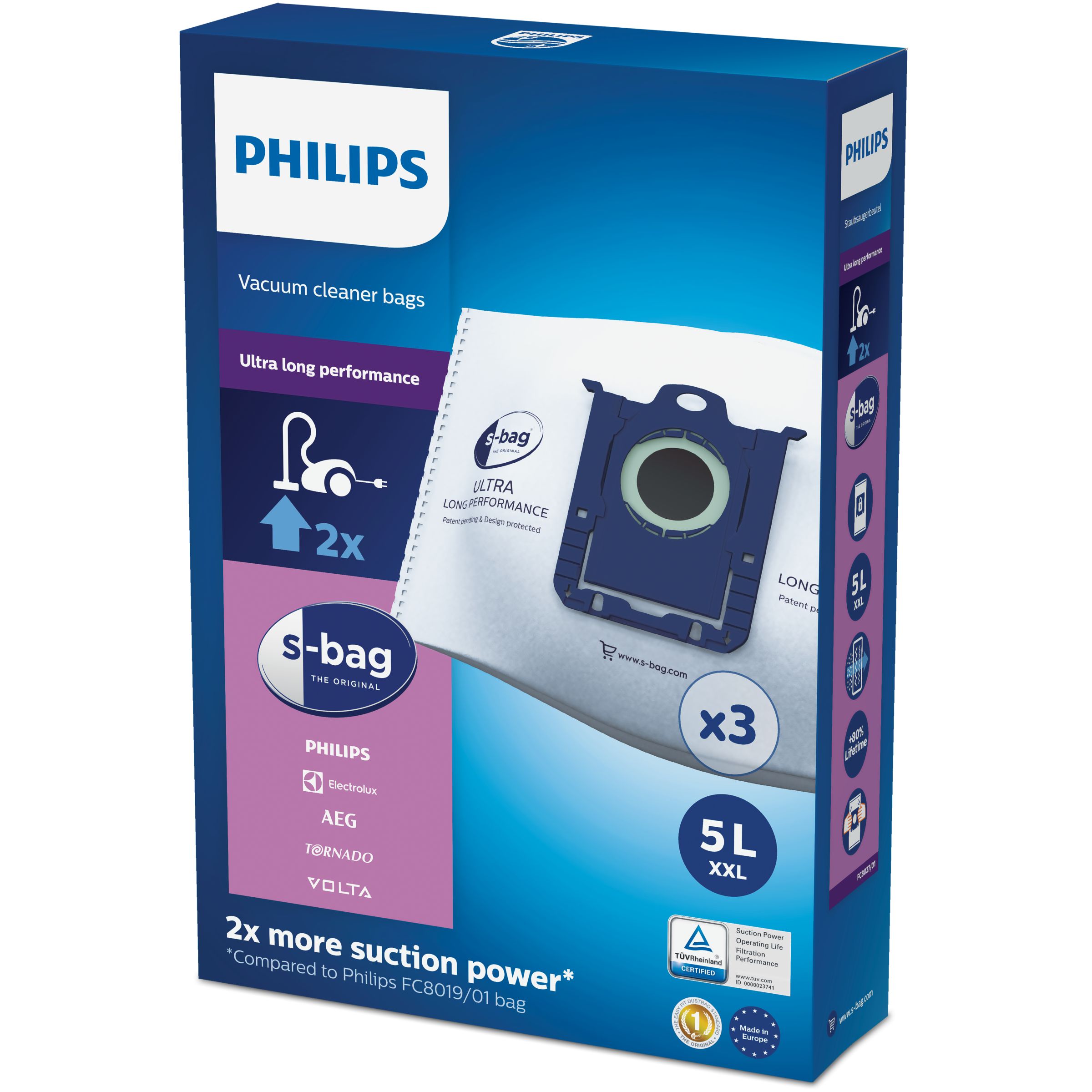 Philips S-bag - Prachové Sáčky Do Vysavačů - FC8027/01