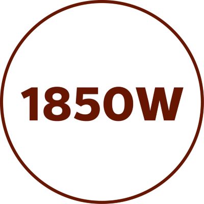 1850 W de potencia