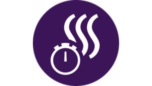 Chauffe en moins de 60 s pour vous permettre de vous préparer rapidement