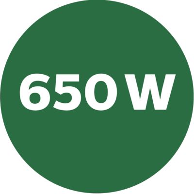 Potente motor de 650 W