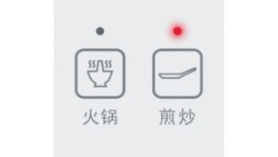 Dedicated programs for hot pot and stir fry cooking