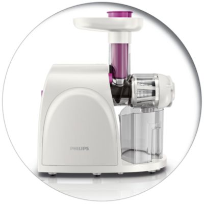 Comfortable juicing with limited vibrations