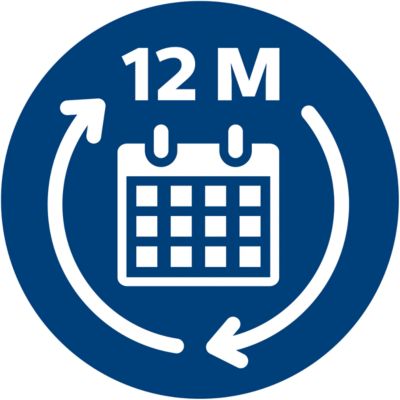 Vymeňte každých 12 mesiacov na zabezpečenie optimálneho výkonu