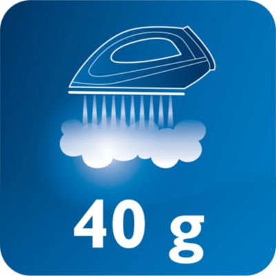Mlaz pare do 40 g/min za efikasnije uklanjanje nabora