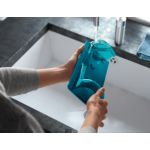 Siurbimas ir valymas šluoste vienu metu