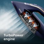 Fast ironing with automatic steam