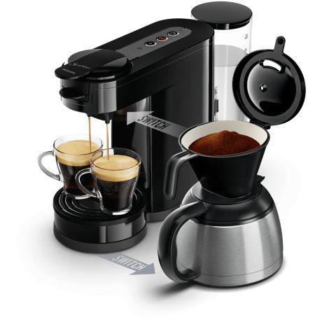 HD7892/60 SENSEO&reg; Switch Machine &agrave; caf&eacute; &agrave; dosettes et filtre