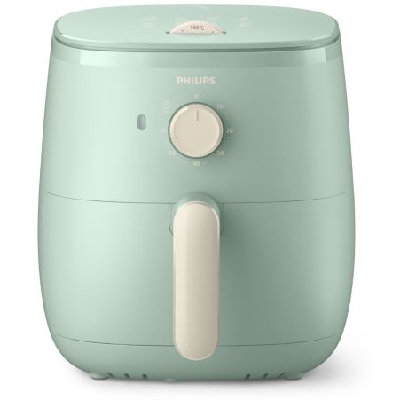 HD9100/50 Essential sērija 3,7 L, Gaisa cepamkatls, zaļš
