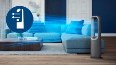 Cools you down with powerful clean airflow