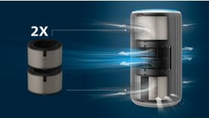 Pakken indeholder begge filtre til din enhed