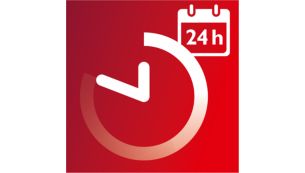 Planung der Reinigung 24 Stunden im Voraus